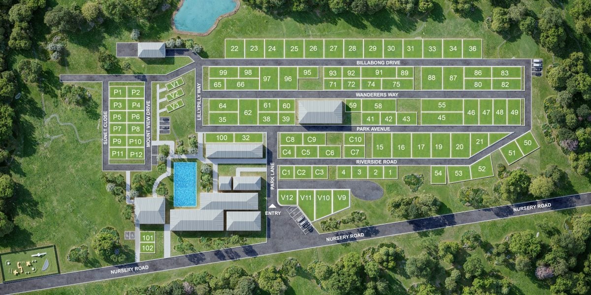 Nambucca River Lifestyle Estate masterplan