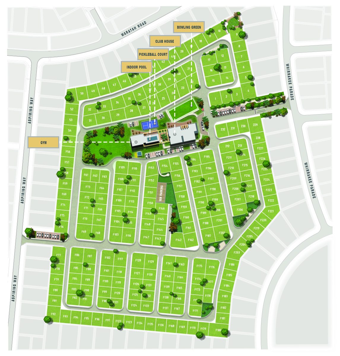Lincoln Lifestyle Huntly masterplan
