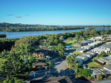 TSLE - aerial showing river
