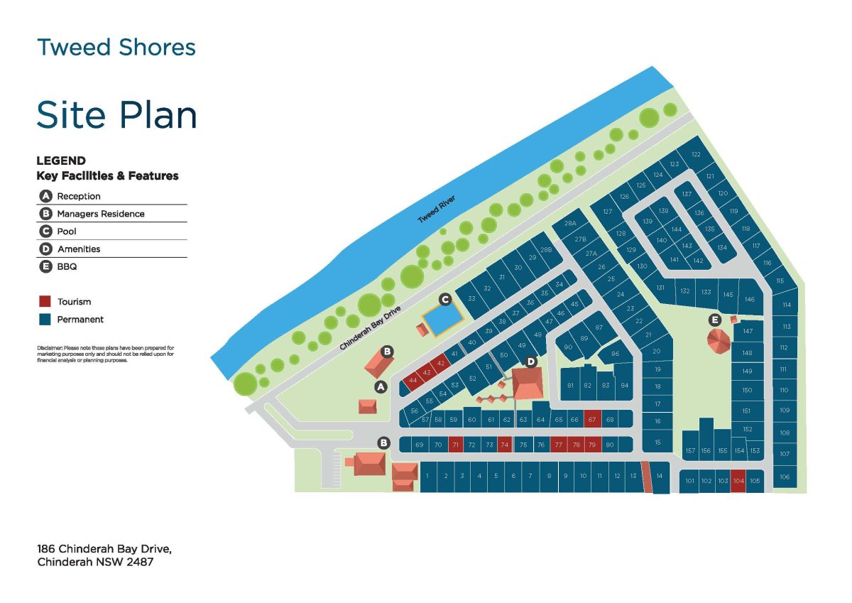 Tweed Shores Lifestyle Estate masterplan