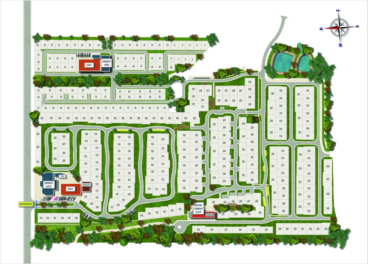Kangaroo Flat Lifestyle Estate masterplan