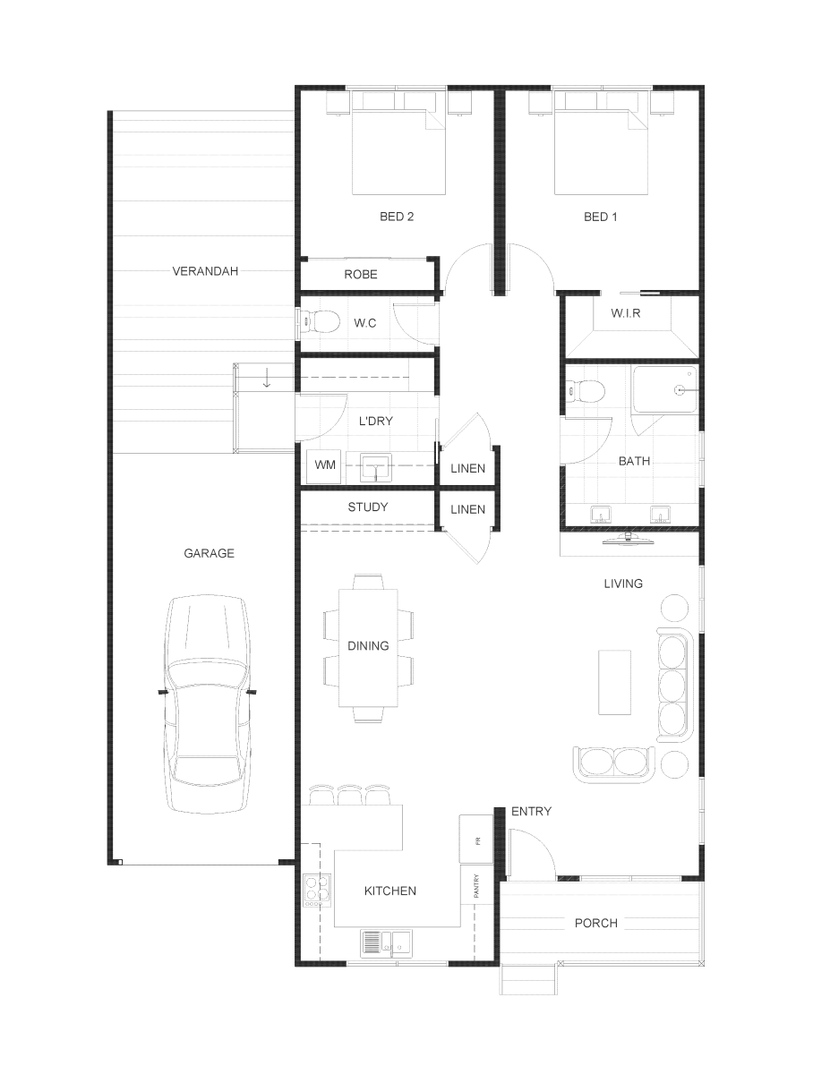 The Laneview Floorplan