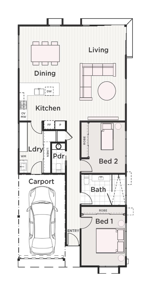 The Seattle X Floorplan