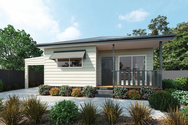 Woodlands front entry render
