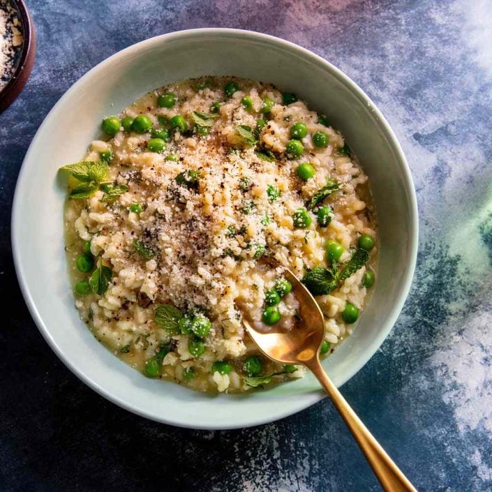 Spring Pea & Mint -nectarine-Risotto-- Image