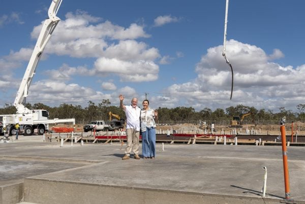 First home slabs poured at Lincoln Lifestyle Northern Beaches